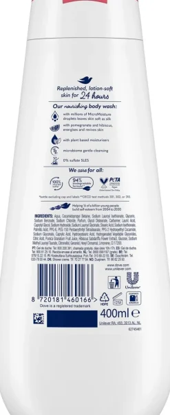 DOVE  ADVANCED REVIVING SUIHKUSAIPPUA 400 ML