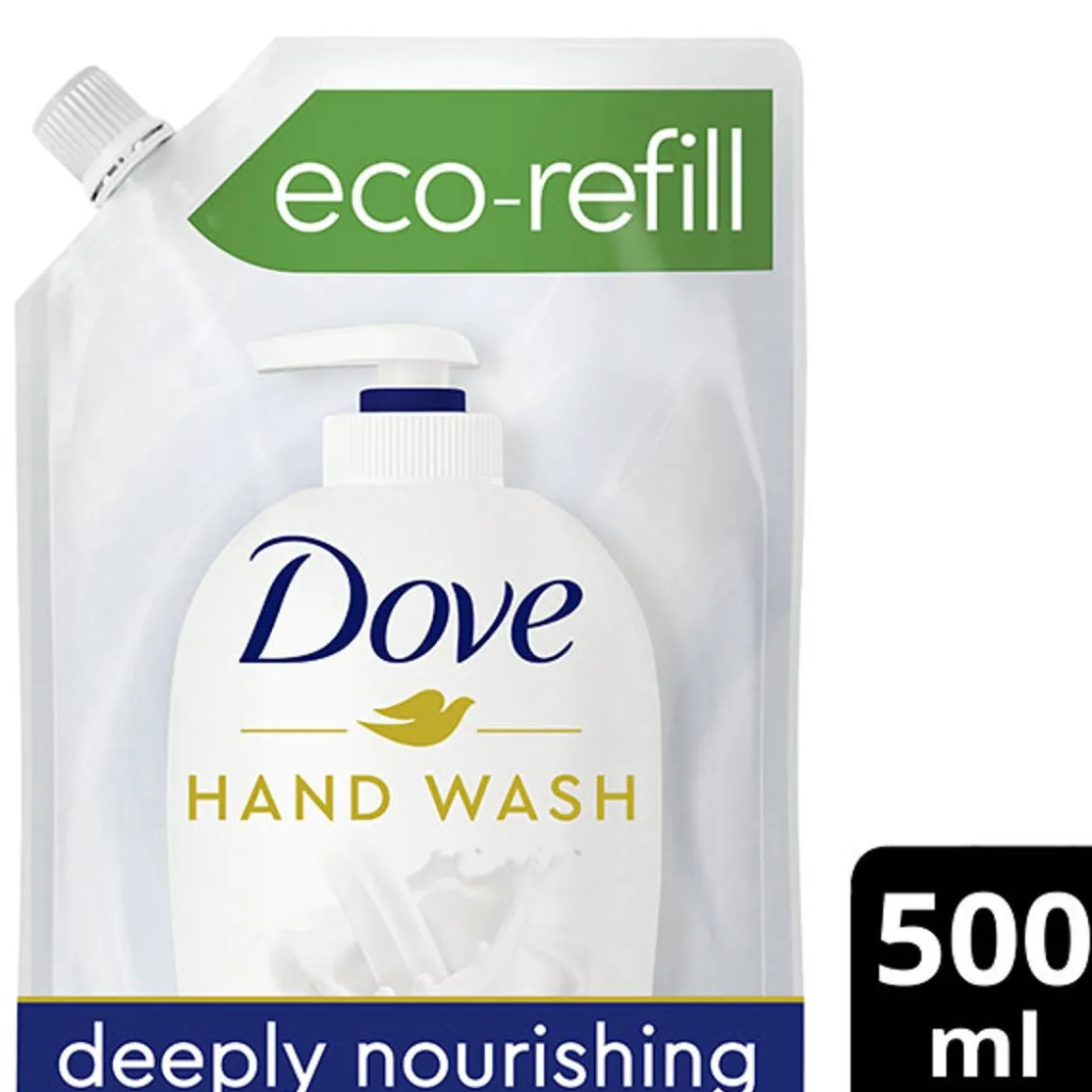 DOVE BEAUTY CREAM WASH KÄSISAIPPUA TÄYTTÖPAKKAUS 500 ML