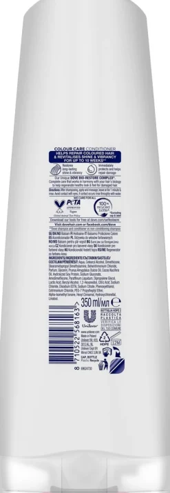 DOVE COLOUR CARE CONDITIONER 350 ML