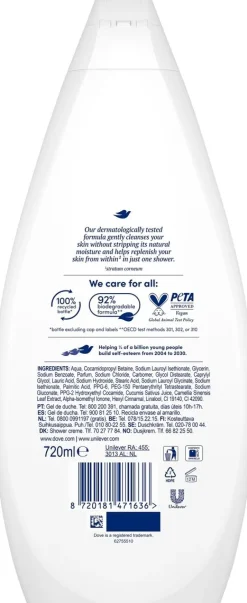 DOVE  ESSENTIAL FRESH CARE SUIHKUSAIPPUA 720 ML