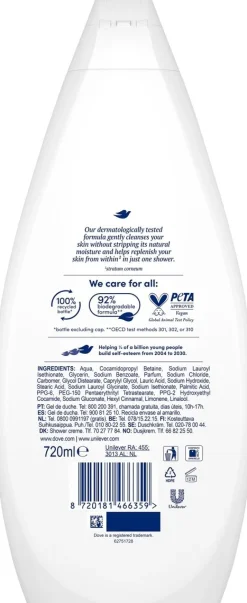 DOVE  ESSENTIAL HYDRATE SUIHKUSAIPPUA 720 ML