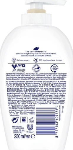 DOVE FINE SILK KÄSISAIPPUA 250 ML