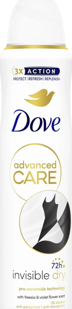 DOVE 72H ADVANCED CARE INVISIBLE DRY SPRAY 150 ML