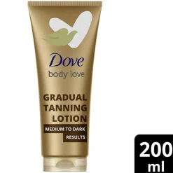 DOVE KOSTEUSVOIDE MED TO DARK 200 ML
