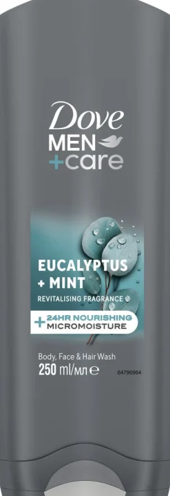 DOVE MEN+CARE SUIHKUSAIPPUA EUCALYPTUS+MINT 250 ML