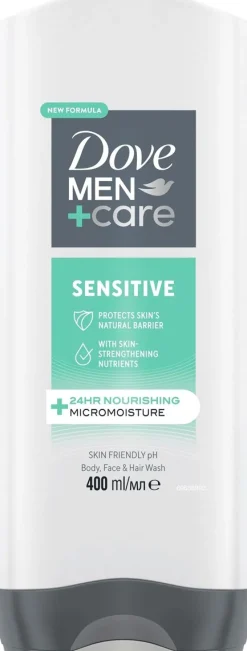 DOVE MEN+CARE SUIHKUSAIPPUA SENSITIVE 400 ML