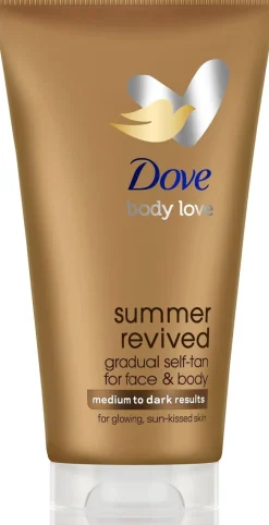 DOVE  SUMMER REVIVED FACE & BODY CREAM MEDIUM TO DARK 75 ML