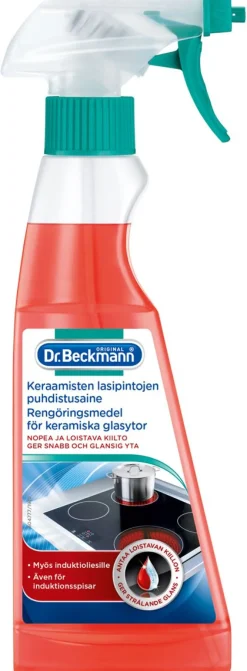 DR BECKMANN KERAAMISTEN LASIPINTOJEN PUHDISTUSAINE 250 ML