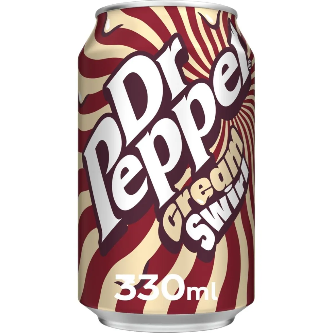 DR PEPPER CREAM SWIRL TLK (UK) 330 ML