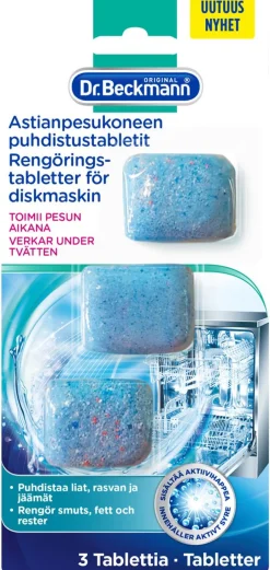 DR BECKMANN ASTIANPESUKONEEN PUHDISTUSTABLETIT 3X20G 60 G