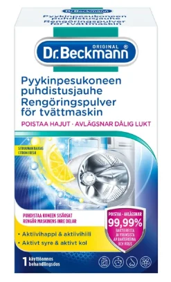 DR BECKMANN PYYKINPESUKONEEN PUHDISTUSJAUHE 250 G