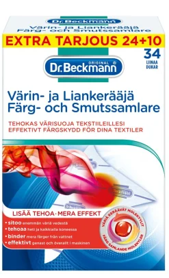 DR BECKMANN VÄRIN JA LIAN KERÄÄJÄ EXTRA TARJOUS 24+10KPL 34 KPL