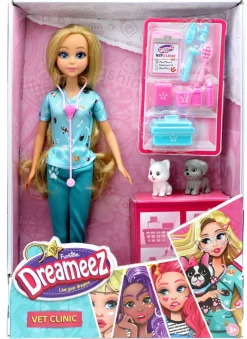 DREAMEEZ ELÄINLÄÄKÄRINUKKE JA TARVIKKEITA