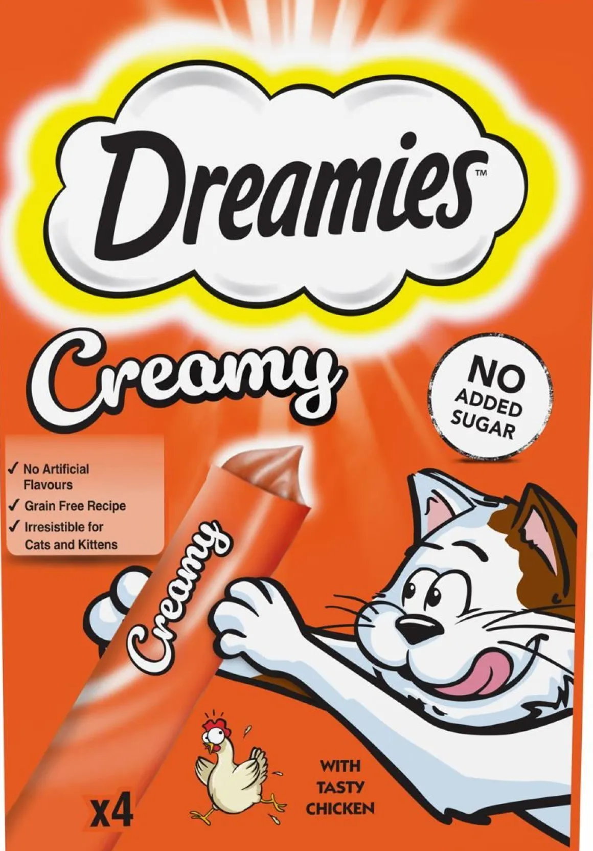 DREAMIES CREAMY KANAA 4*10G 40 G