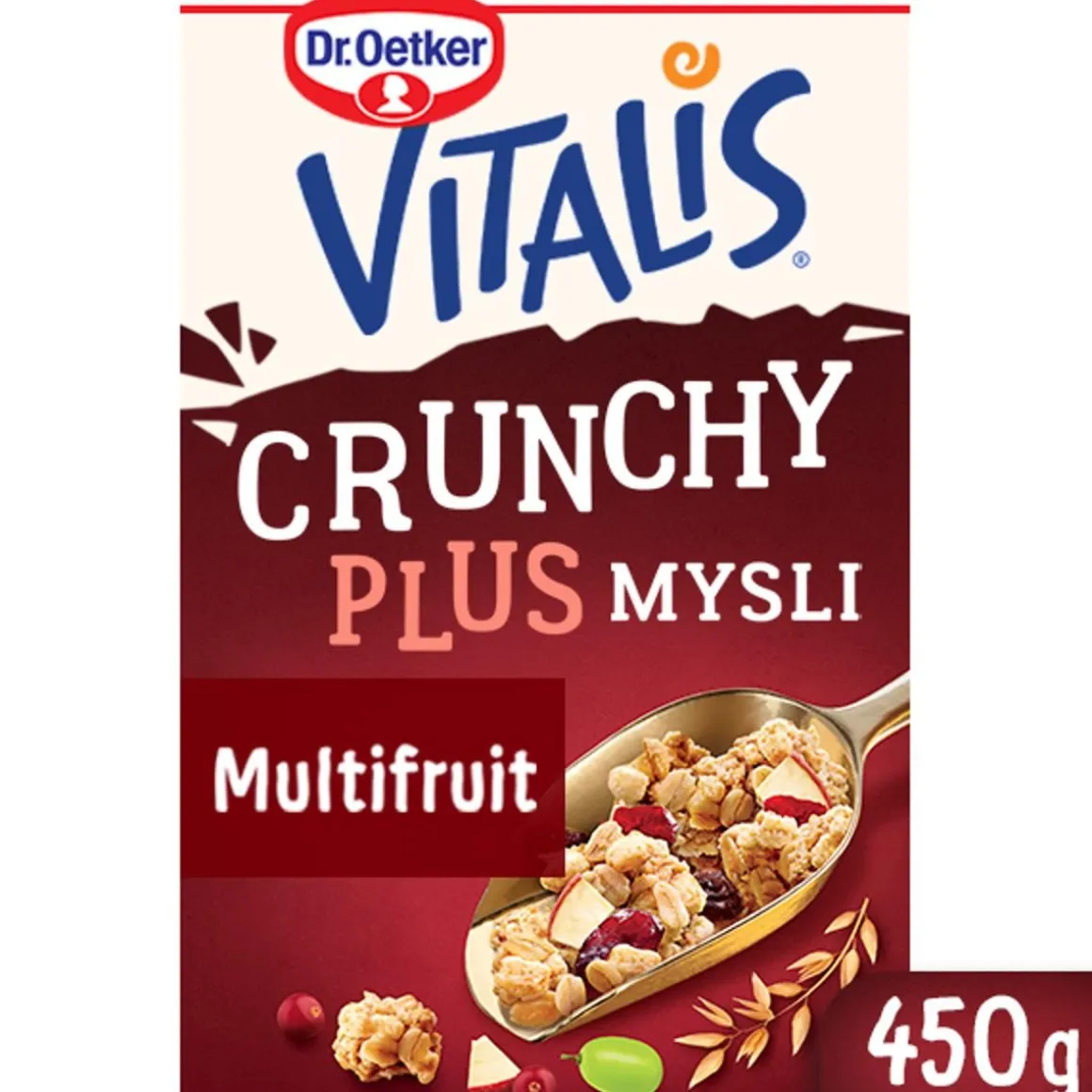 DR. OETKER CRUNCHY MULTI-FRUIT MYSLI 450 G