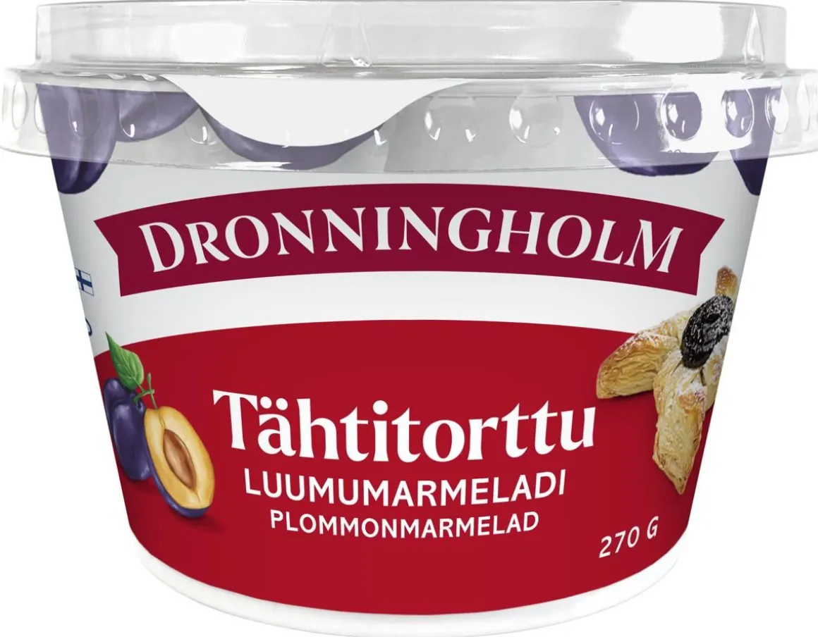 DRONNINGHOLM TÄHTITORTTU LUUMUMARMELADI 270 G