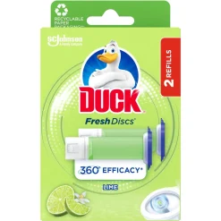 DUCK FRESH DISCS 2X36ML LIME ZEST TÄYTTÖ 72 ML