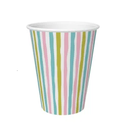 DUNI BIO KARTONKIMUKI STRIPES MULTI 24CL 10 KPL