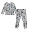 EEMELI PAKO PYJAMA HARMAA 86/92