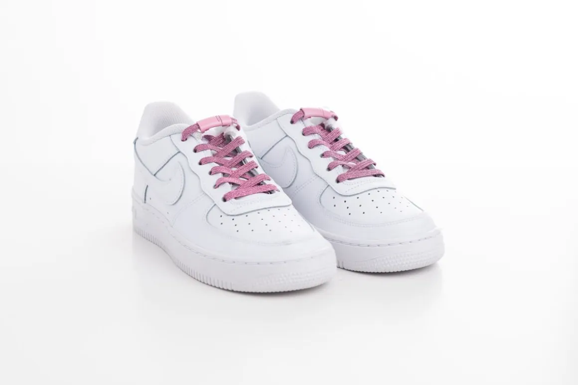 EEZYBEEZY VENYVÄT KENGÄNNAUHAT PINK GLITTER