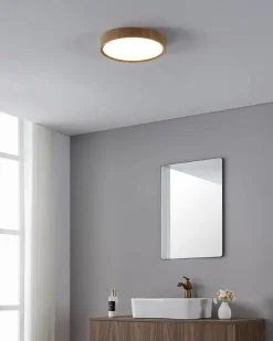EGLO KYLPYHUONEKATTOVALAISIN MUSURITA LED 14,6W PUU/VALKOINEN
