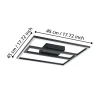 EGLO KATTOVALAISIN LED RGB/CCT CALAGRANO-Z MUSTA