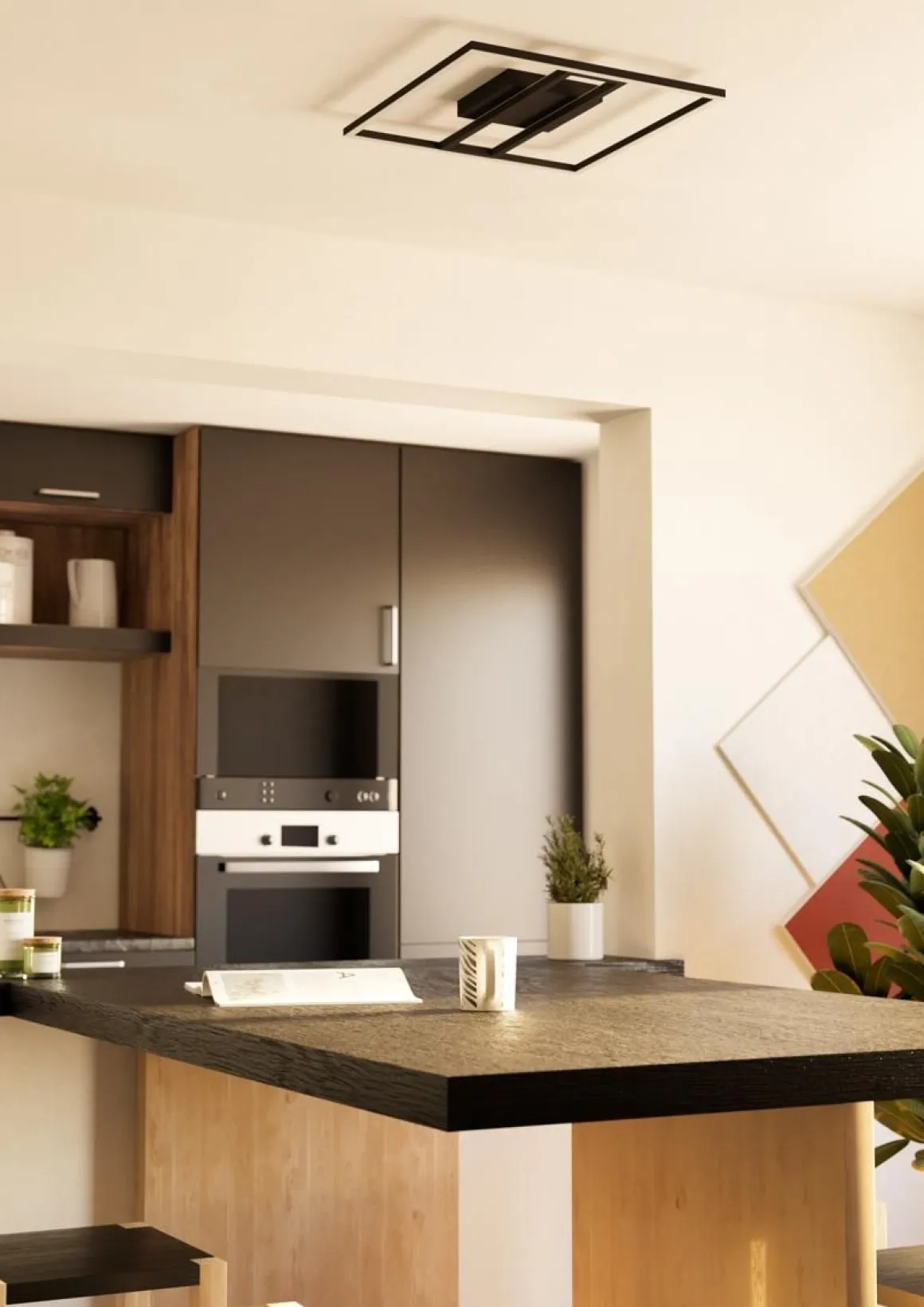 EGLO KATTOVALAISIN LED RGB/CCT CALAGRANO-Z MUSTA