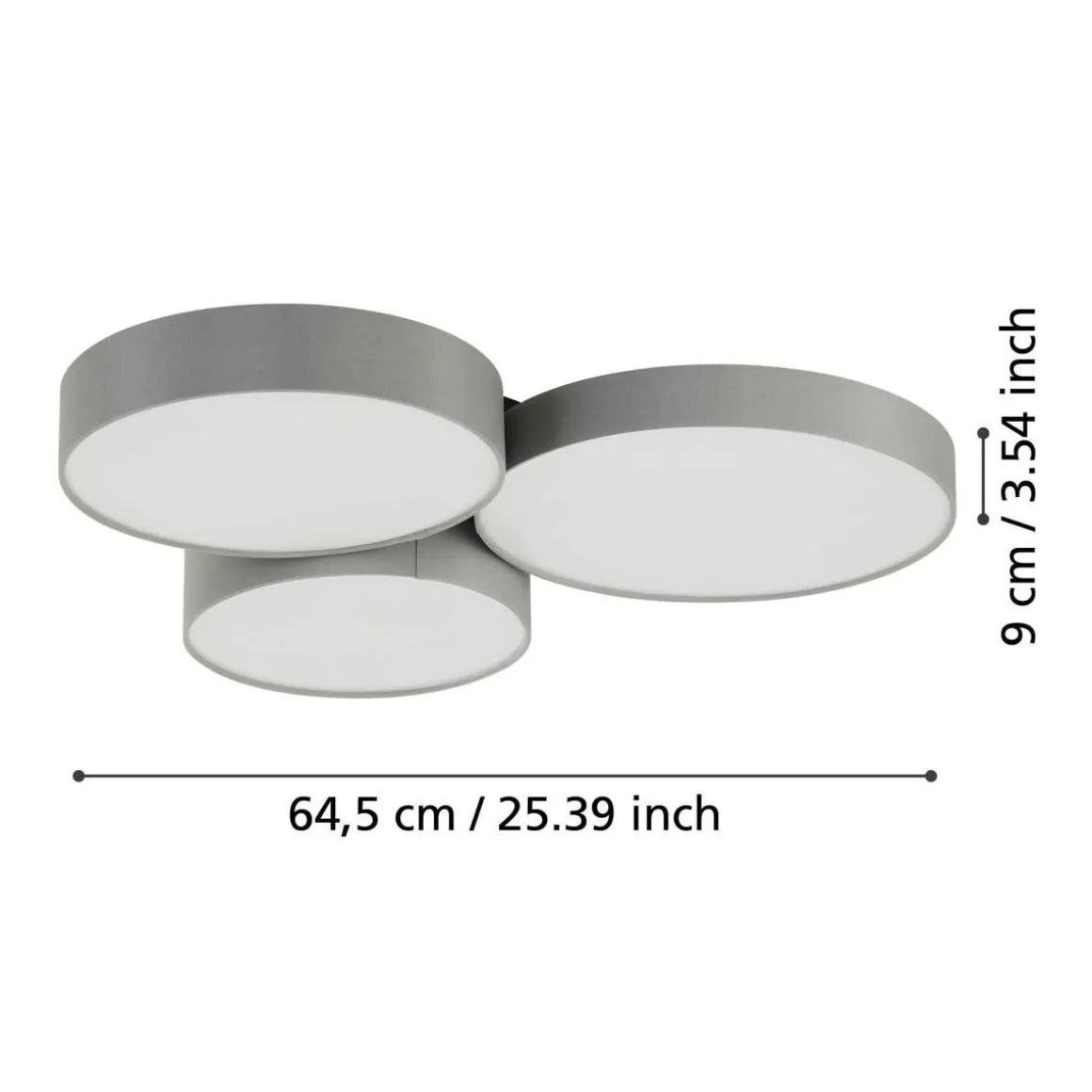 EGLO KATTOVALAISIN LED RGB/CCT BARBANO-Z HARMAA