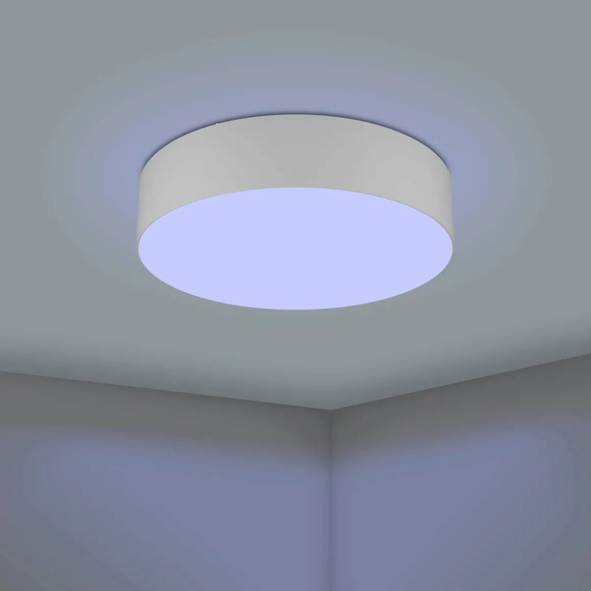 EGLO ÄLYKATTOVALAISIN ROMARO-Z LED 35W HARMAA/VALKOINEN