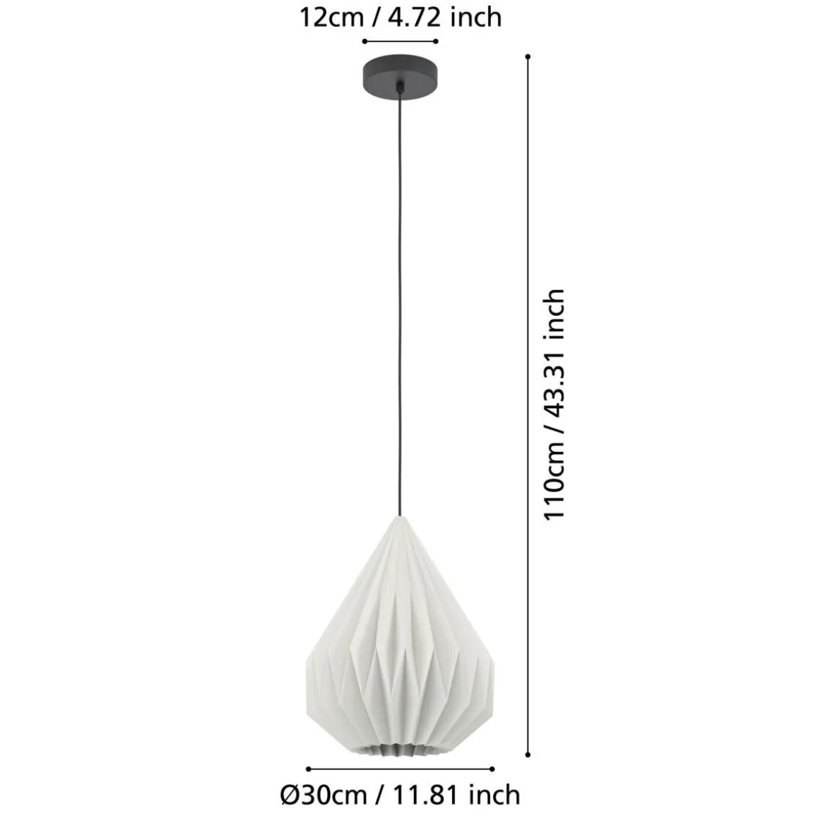 EGLO MINTING RIIPPUVALAISIN 31CM