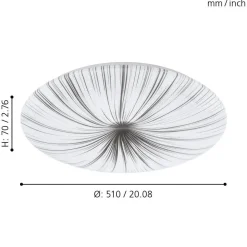 EGLO PLAFONDI NIEVES 51CM