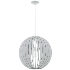 EGLO RIIPPUVALAISIN COSSANO 50 CM VALKOINEN E 27