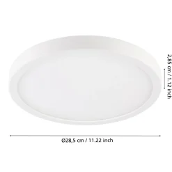 EGLO ULKOKATTOVALAISIN LED ARGOLIS 2 28,5 CM VALKOINEN
