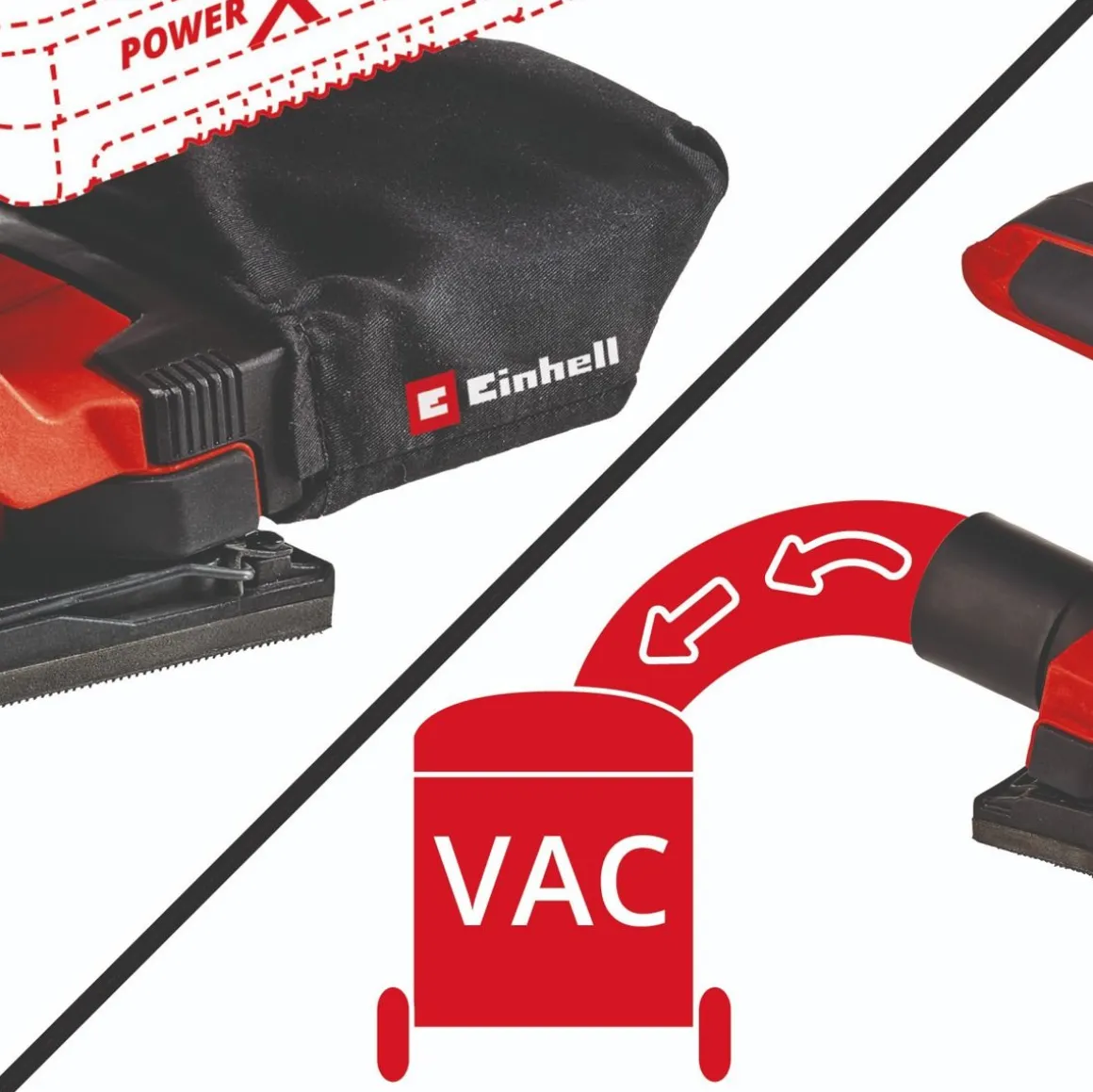 EINHELL AKKUTASOHIOMAKONE TC-OS 18/187 Li SOLO