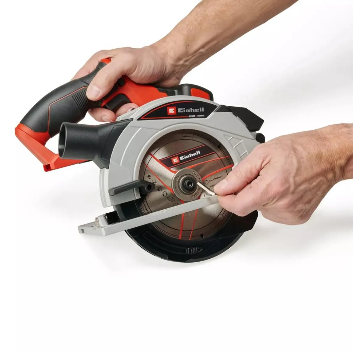 EINHELL POWER X-CHANGE AKKUKÄSISIRKKELI TE-CS 18/165-1 LI
