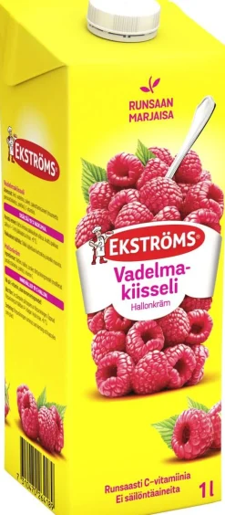 EKSTRÖMS EXTRA PRIMA VADELMAKIISSELI 1 L
