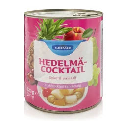 ELDORADO HEDELMÄCOCTAIL SOKERILIEMESSÄ 820/500G 500 G
