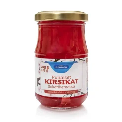 ELDORADO KIRSIKKA PUNAINEN SOKERILIEMESSÄ 225/125G 125 G