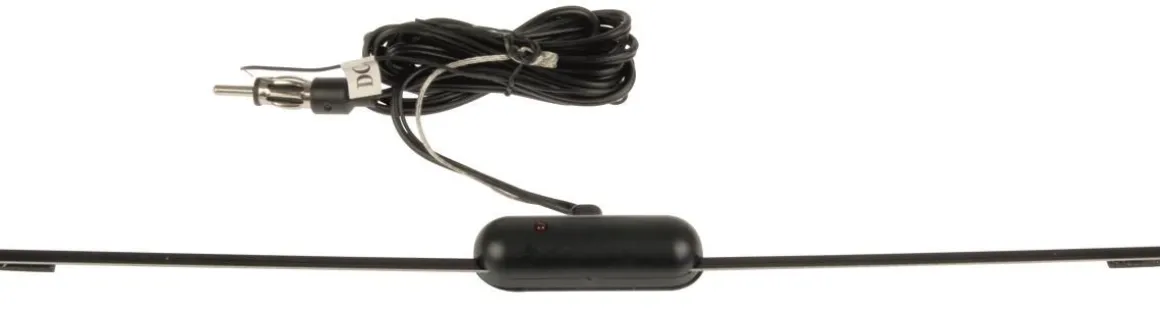 ELEKTRONINEN ANTENNI LASIIN 12V 2,1M KAAPELI