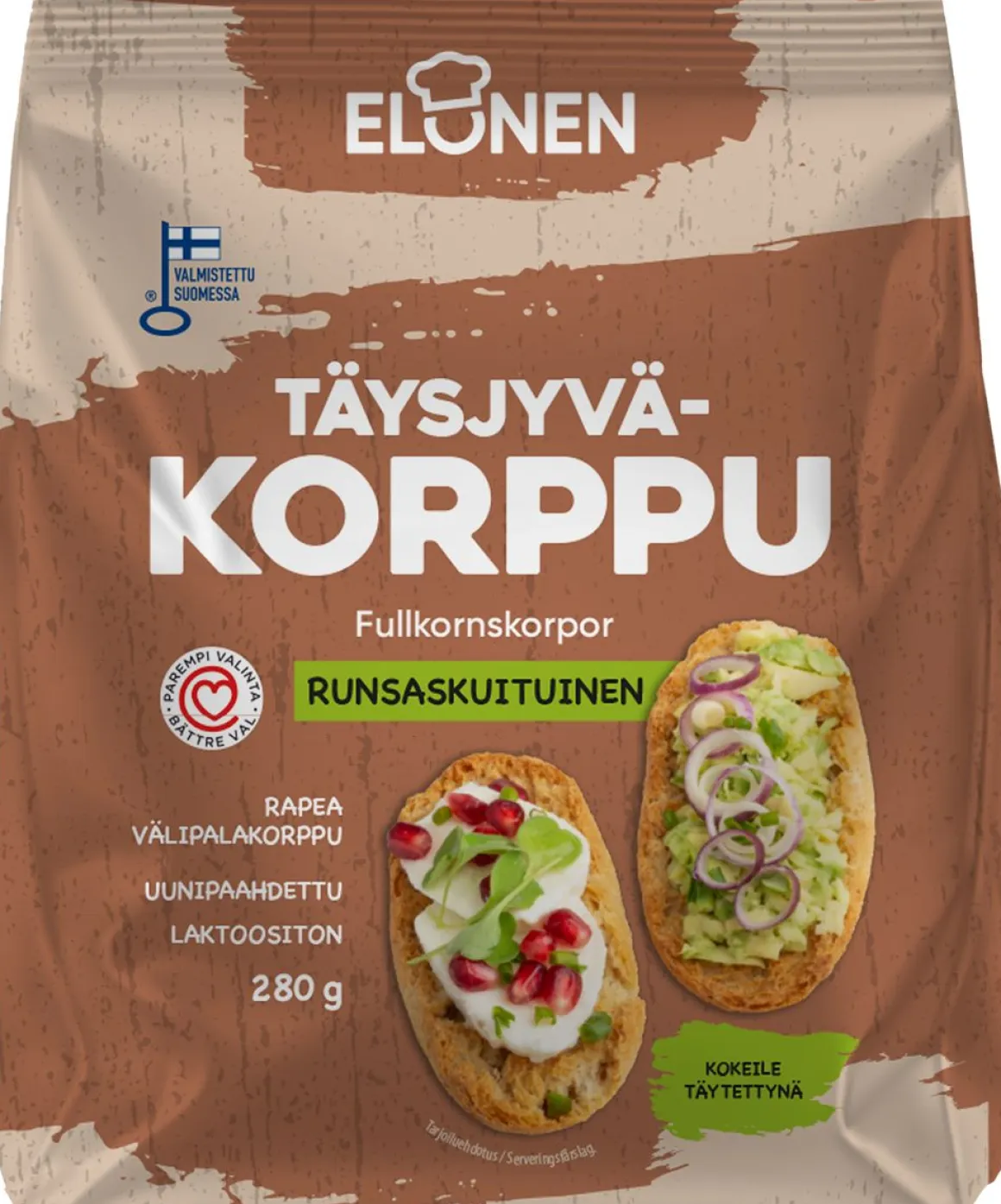 ELONEN TÄYSJYVÄKORPPU 280 G