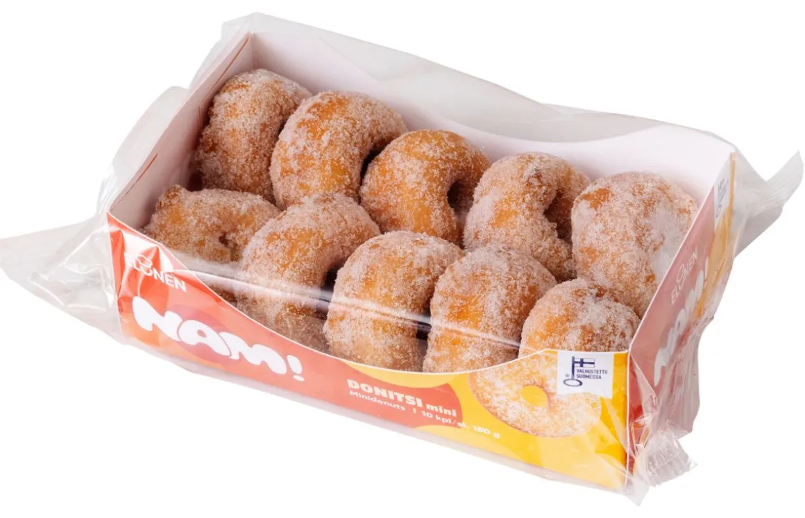 ELOSEN NAM! MINIDONITSI 10KPL 150 G