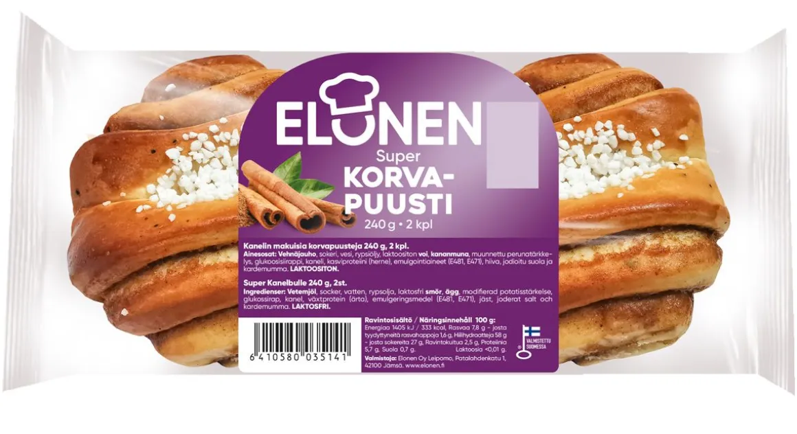 ELOSEN SUPERKORVAPUUSTI 2KPL 240 G