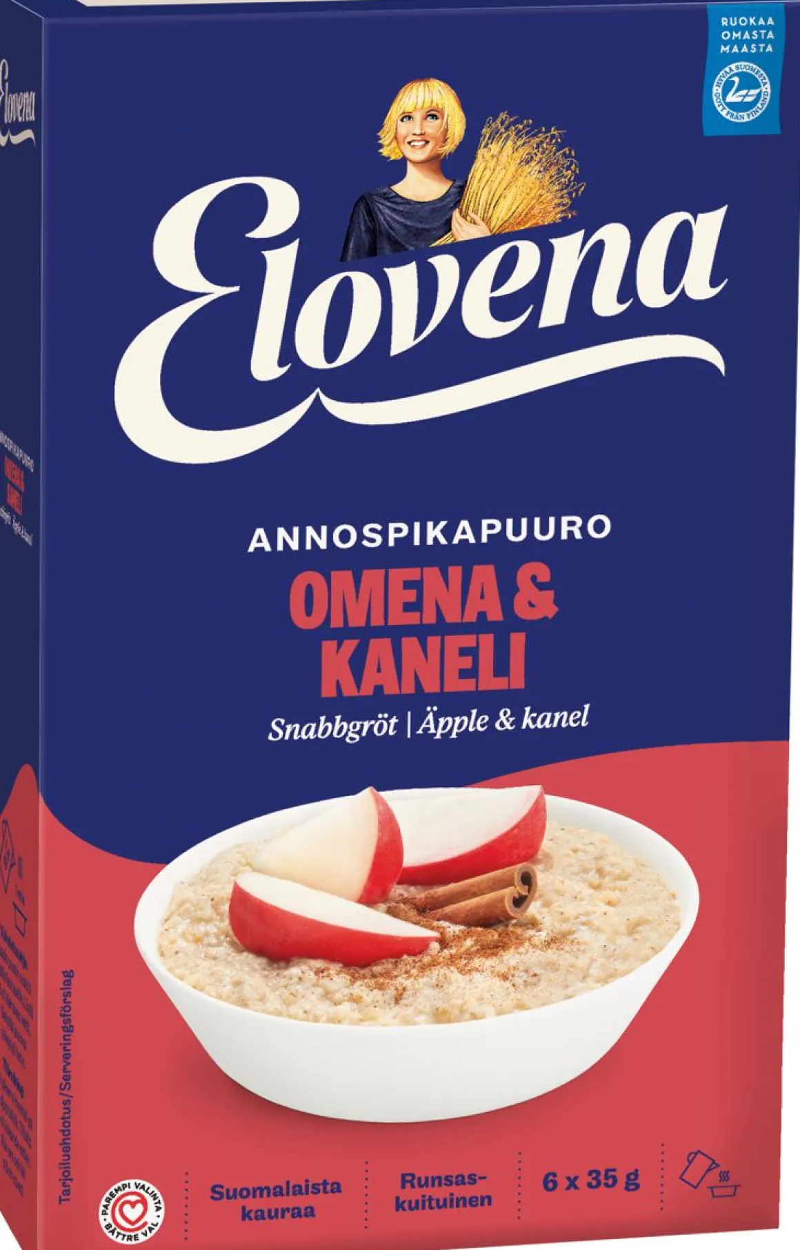 ELOVENA HETKI OMENA&KANELI ANNOSPIKAPUURO 210 G