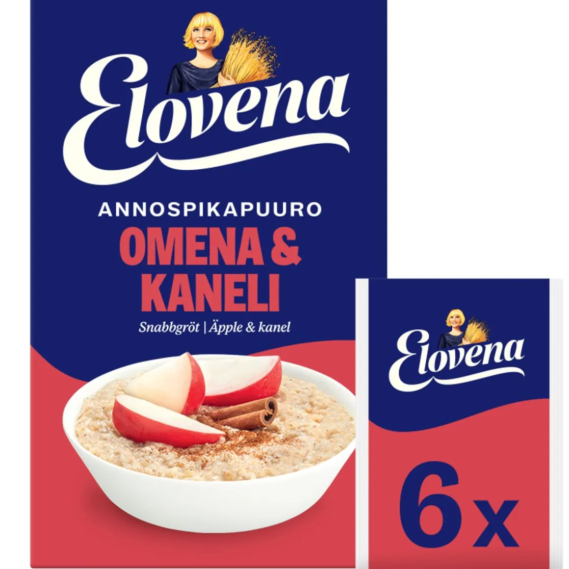 ELOVENA HETKI OMENA&KANELI ANNOSPIKAPUURO 210 G