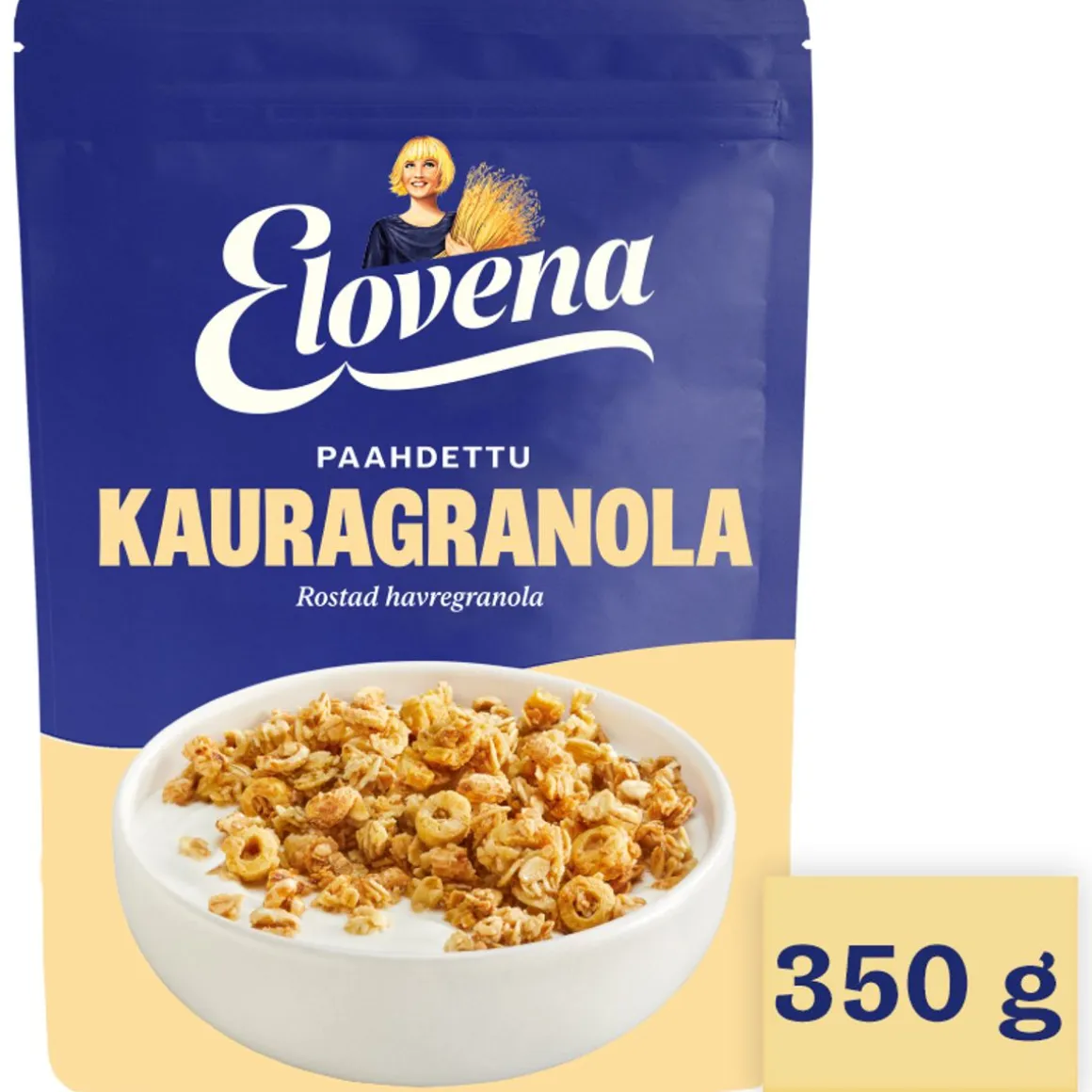 ELOVENA PAAHDETTU KAURA KAURAGRANOLA 350 G