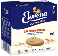ELOVENA GLUTEENITON VÄLIPALAKAURAKEKSI 9X18G 160 G