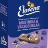 ELOVENA MUSTIKKA-VALKOSUKLAA VÄLIPALAKEKSI 100% KAURAA 10-PACK 3