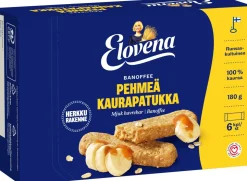 ELOVENA PEHMEÄ KAURAPATUKKA BANOFFEE 6X30G 180 G