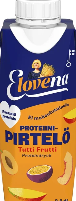 ELOVENA PROTEIINIPIRTELÖ TUTTI FRUTTI 250 ML