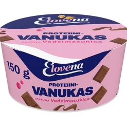 ELOVENA PROTEIINIVANUKAS VADELMASUKLAA 150 G